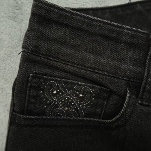 Chico's Jeans Gray Mid-Rise Straight - Picture 13 of 16